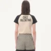 Tricou din bumbac cu imprimeu Chez Valentino