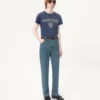 Tricou din bumbac cu imprimeu și patch Chez Valentino Tricou din bumbac cu imprimeu și patch Chez Valentino