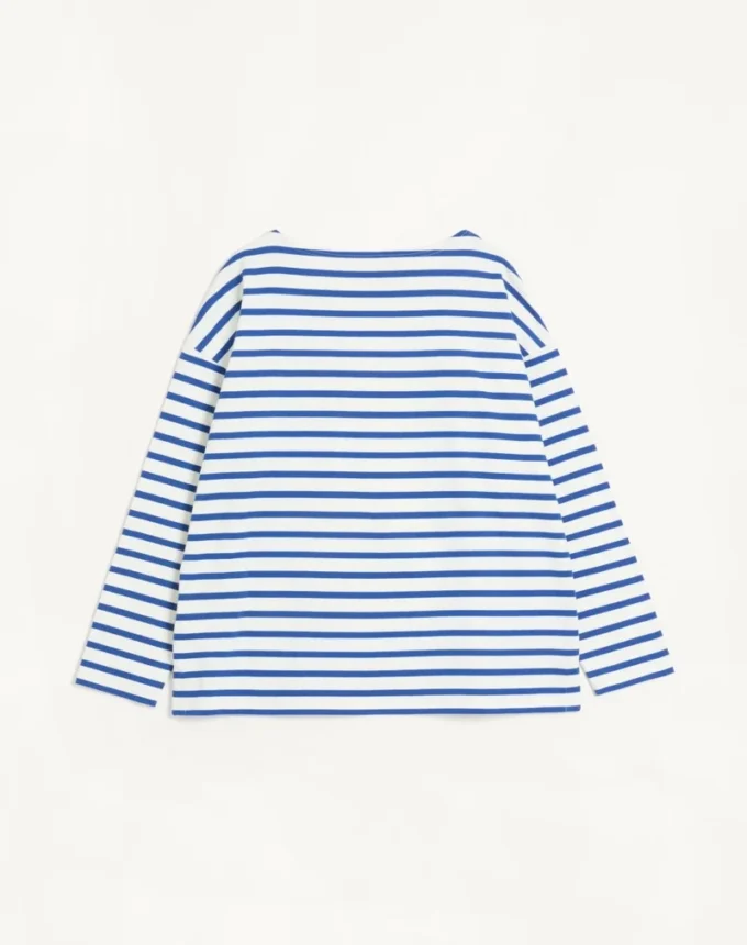 Tricou din bumbac cu mâneci lungi și imprimeu Chez Valentino Tricou din bumbac cu mâneci lungi și imprimeu Chez Valentino