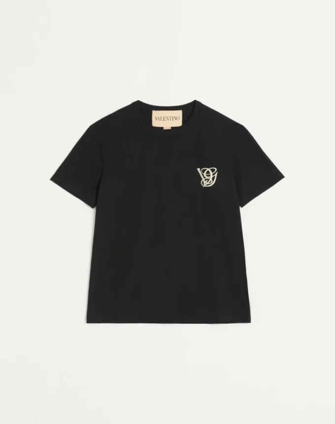 Tricou din bumbac cu patch VG Tricou din bumbac cu patch VG