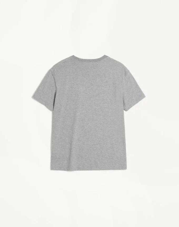 Tricou din bumbac cu patch VLogo Tricou din bumbac cu patch VLogo