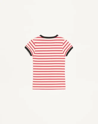 Tricou din bumbac jersey cu dungi