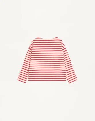 Tricou din bumbac jersey cu dungi
