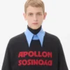 Tricou din bumbac Valentino cu imprimeu Apollon/Dyonisos