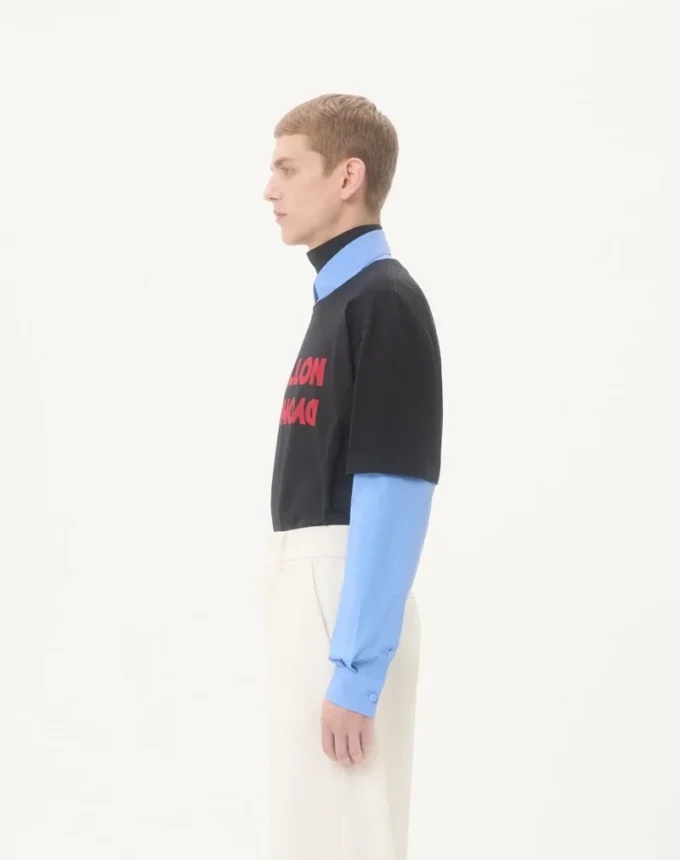 Tricou din bumbac Valentino cu imprimeu Apollon/Dyonisos
