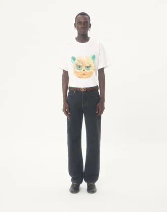 Tricou din bumbac Valentino cu imprimeu Le Chat De La Maison