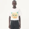 Tricou din bumbac Valentino cu imprimeu Le Chat De La Maison
