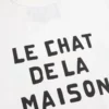 Tricou din bumbac Valentino cu imprimeu Le Chat De La Maison