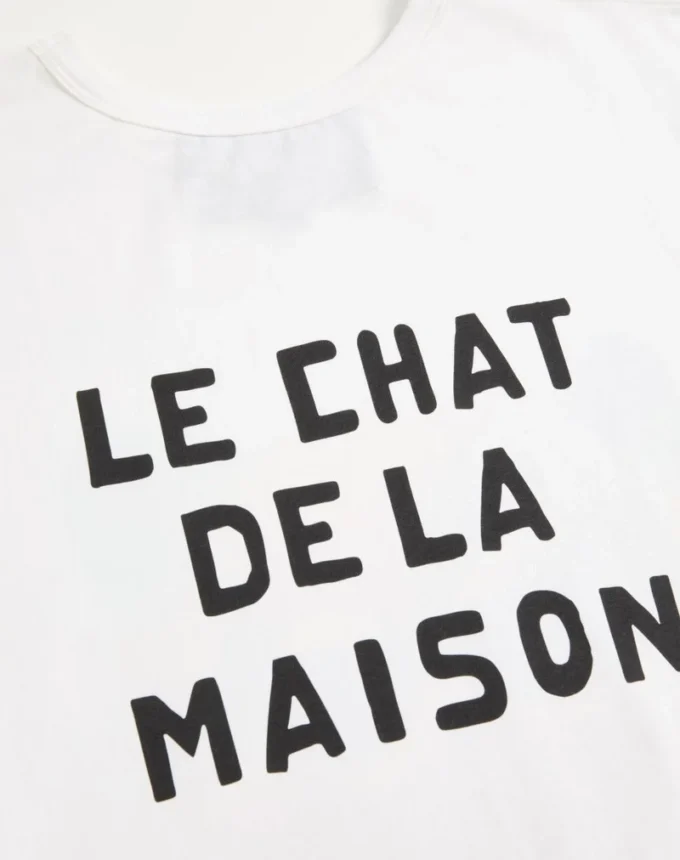 Tricou din bumbac Valentino cu imprimeu Le Chat De La Maison