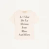 Tricou din bumbac Valentino cu imprimeu Le Chat De La Maison Icon Muse Anti Hero
