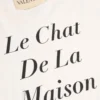 Tricou din bumbac Valentino cu imprimeu Le Chat De La Maison Icon Muse Anti Hero