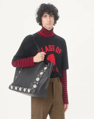 Tricou din bumbac Valentino cu imprimeu panteră