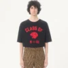Tricou din bumbac Valentino cu imprimeu panteră