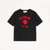 Tricou din bumbac Valentino cu imprimeu panteră