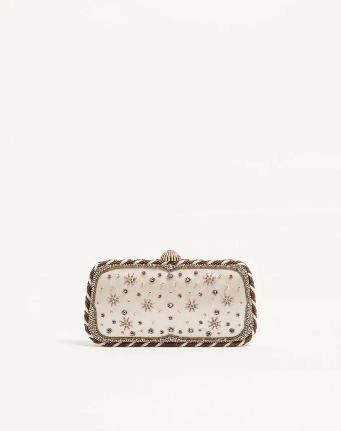 Valentino Garavani Carry Secrets Minaudiere brodată