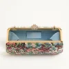 Valentino Garavani Carry Secrets minaudiere cu motiv Apres L’Hiver cu strasuri