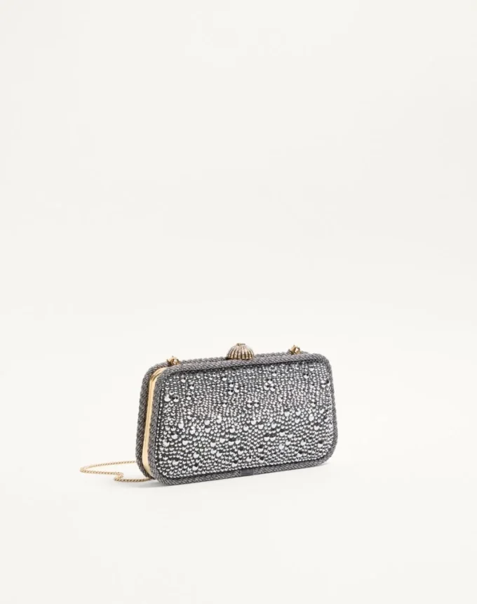 Valentino Garavani Carry Secrets Minaudiere cu strasuri Valentino Garavani Carry Secrets Minaudiere cu strasuri