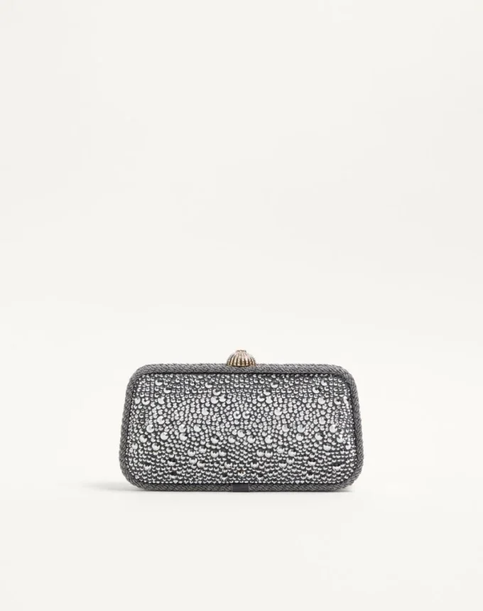 Valentino Garavani Carry Secrets Minaudiere cu strasuri Valentino Garavani Carry Secrets Minaudiere cu strasuri