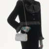 Valentino Garavani Carry Secrets Minaudiere cu strasuri Valentino Garavani Carry Secrets Minaudiere cu strasuri