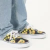 Valentino Garavani și Vans Adidași din țesătură cu talpă joasă, cu imprimeu VLogo Checkerboard și Le Chat De La Maison
