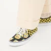 Valentino Garavani și Vans Adidași din țesătură cu talpă joasă, cu imprimeu VLogo Checkerboard și Le Chat De La Maison