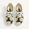 Valentino Garavani și Vans Adidași din țesătură cu talpă joasă, cu imprimeu VLogo Checkerboard și Le Chat De La Maison