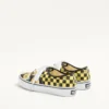 Valentino Garavani și Vans Adidași din țesătură cu talpă joasă, cu imprimeu VLogo Checkerboard și Le Chat De La Maison