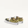 Valentino Garavani și Vans Adidași din țesătură cu talpă joasă, cu imprimeu VLogo Checkerboard și Le Chat De La Maison