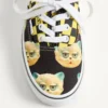 Valentino Garavani și Vans Adidași din țesătură cu talpă joasă, cu imprimeu VLogo Checkerboard și Le Chat De La Maison