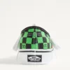 Valentino Garavani și Vans Adidași din țesătură cu talpă joasă, imprimeu VLogo Checkerboard și imprimeu Tropical Leaves