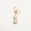 Valentino Garavani Le Chat De La Maison Nylon Bag Charm With Key Ring Valentino Garavani Le Chat De La Maison Nylon Bag Charm With Key Ring