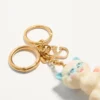 Valentino Garavani Le Chat De La Maison Nylon Bag Charm With Key Ring Valentino Garavani Le Chat De La Maison Nylon Bag Charm With Key Ring