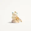 Valentino Garavani Le Chat De La Maison Nylon Bag Charm With Key Ring Valentino Garavani Le Chat De La Maison Nylon Bag Charm With Key Ring