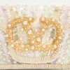Valentino Garavani Locò Geantă mică de umăr brodată cu logo bijuterie