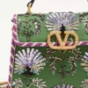 Valentino Garavani Mini Vsling Geantă de mână brodată cu logo bijuterie Valentino Garavani Mini Vsling Geantă de mână brodată cu logo bijuterie