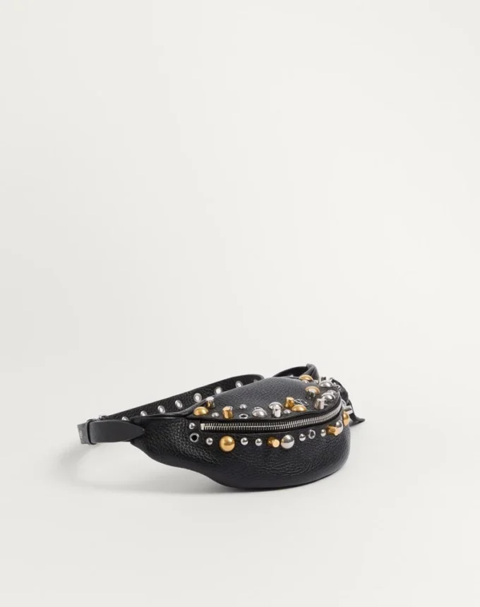 Valentino Garavani Nellcôte Belt Bag din piele de vițel granulată Valentino Garavani Nellcôte Belt Bag din piele de vițel granulată