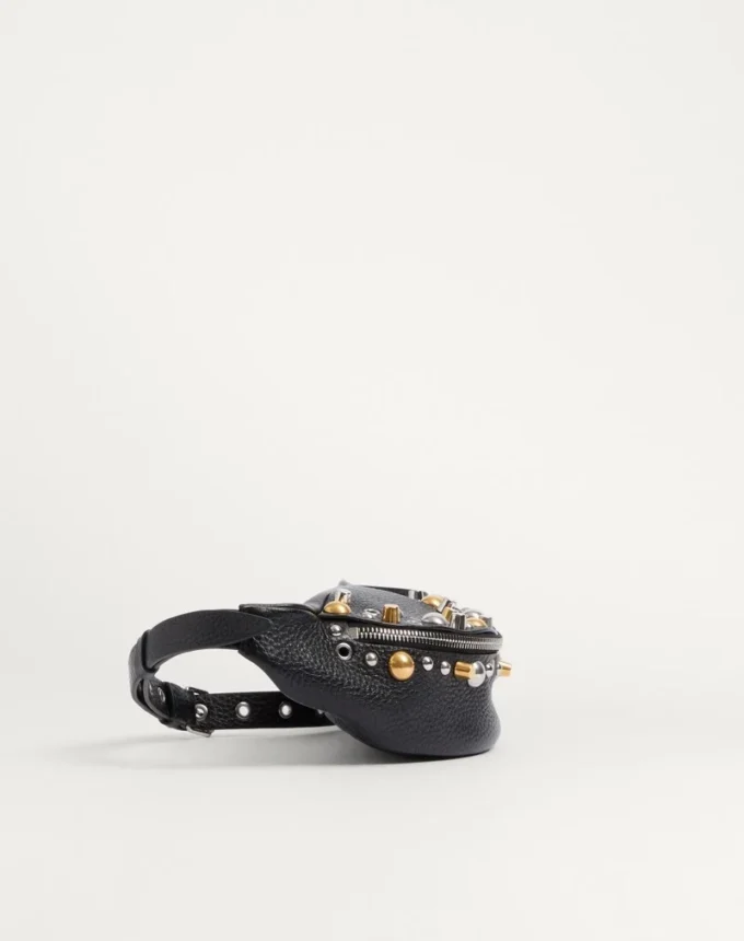 Valentino Garavani Nellcôte Belt Bag din piele de vițel granulată Valentino Garavani Nellcôte Belt Bag din piele de vițel granulată
