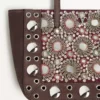 Valentino Garavani Nellcôte Mini geantă de cumpărături brodată Valentino Garavani Nellcôte Mini geantă de cumpărături brodată