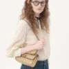 Valentino Garavani Rockstud Spike Geantă mică din piele nappa laminată