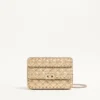 Valentino Garavani Rockstud Spike Geantă mică din piele nappa laminată