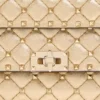 Valentino Garavani Rockstud Spike Geantă mică din piele nappa laminată