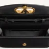 Valentino Garavani Vain Clutch Bag din piele de vițel lucioasă