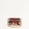 Valentino Garavani Vain Clutch brodat cu model Cherryfic