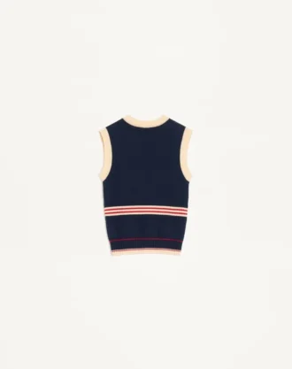 Vestă din tricot de bumbac Vestă din tricot de bumbac